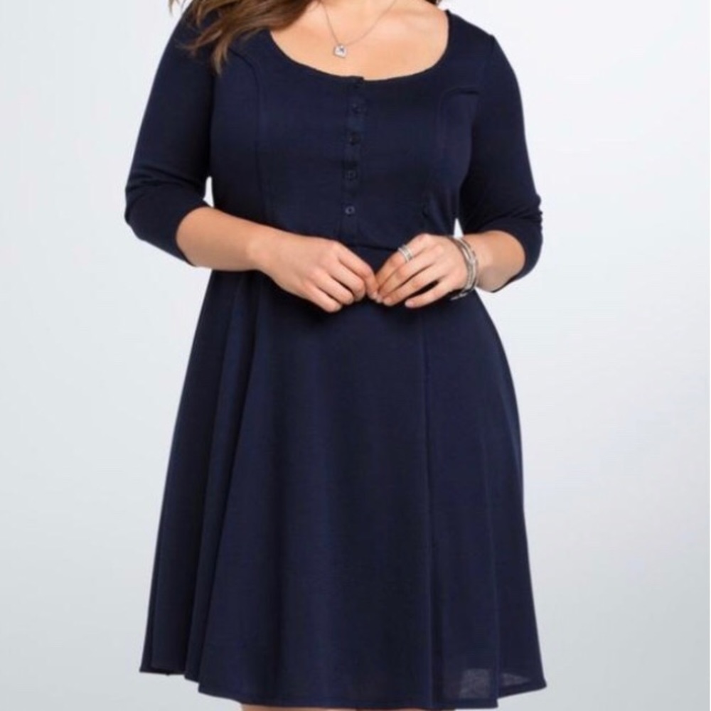 Navy Blue Torrid Dress